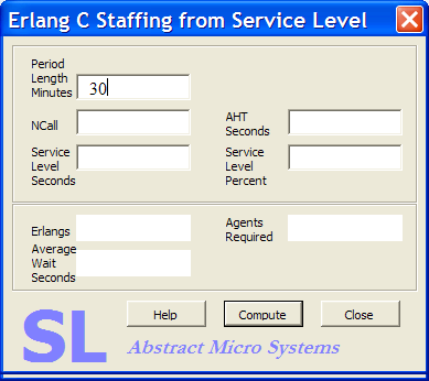 How the SL calculator looks